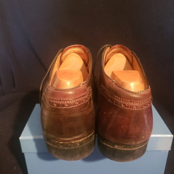 Brooks Brothers Brown Leather Wing Tips Size 11E - Picture 4 of 8